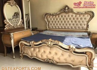 Premium Wooden Carved Bed in Best Quality