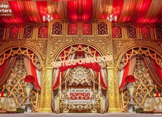 Rajwada FRP Backdrop Frames for Wedding