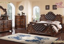 Rich Look Antique Bedroom Furniture Set