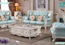 Royal Baroque Style Living Room Furniture