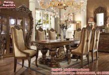 Solid Teak Wooden Dining Set For Home
