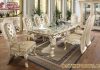 White Victorian Dining Room Furniture Set