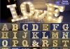 3D Letter Alphabet Light Wall For Wedding