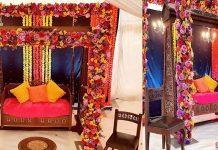 Antique Teak Wood Wedding Swing/Jhula