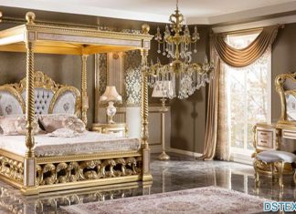 Antique Wooden Carved Luxury Bedroom Set