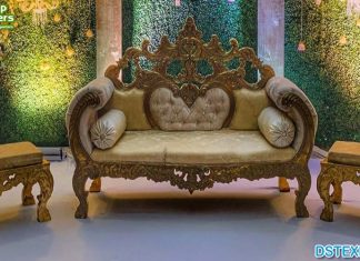 Best Wooden Carved Wedding Throne Furniture