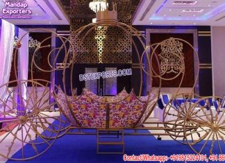 Bridal Entry Cinderella Cart For Indian Wedding