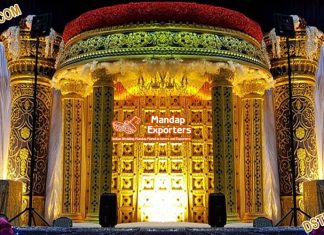 Dreamy Wedding Event Grand Stage Decoration