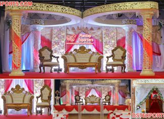Dreamy Wedding Event Ivory Crystal Mandap