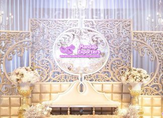 Elegant Wedding Ceremony Fiber C Panels