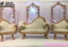 French Wedding Throne Chaise & Chairs