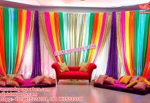 Hindu Wedding Rainbow Theme Colourful Backdrops