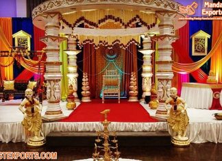 Indian Wedding Ceremony Fiber Devdas Mandap