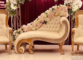 Italian Wedding Stage Loveseat & Chairs