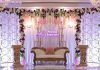 Marvelous Indian Wedding Candle Wall Backdrop