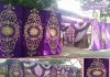 Modern Wedding Party Embroidered Backdrop