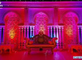 Moroccan Wedding Stage Fiber Backdrop Panels