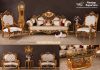 Royal Golden Finish Drawing Room Furniture