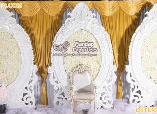 Royal Reception Decoration With Oval Panels