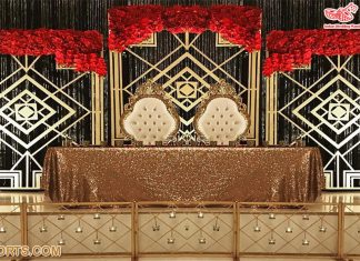 Modern Wedding Metal Backdrop Stand