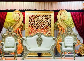 Amazing Royal Event Wedding Stage Decor