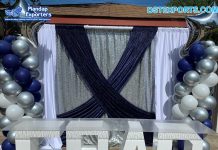 Birthday Party Decoration Letters Table