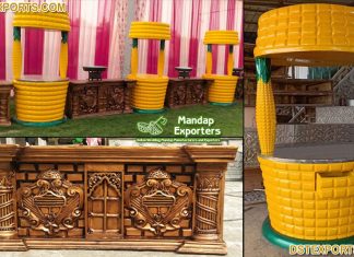 Customize Indian Wedding Snack Food Carts