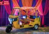 Decorative Auto Rickshaw for Unique Bride Entry Decorative Auto Rickshaw for Unique Bride Entry