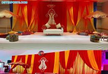Fabulous Henna Night Stage Backdrop Decor