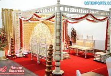 Fascinating Indian Wedding Sankheda Mandap Decoration