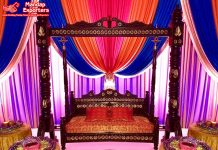 Hindu Wedding Mehndi Function Vibrant Swing