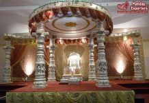 Indian Wedding Marwadi Mandap Decoration