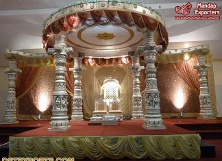 Indian Wedding Marwadi Mandap Decoration