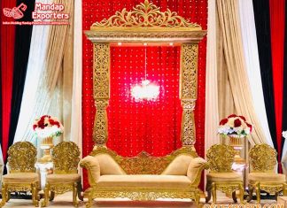 Maharaja Wedding Loveseat and Chairs