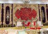 Majestic Wedding Grand Stage Back Frame Decoration