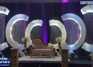 Popular Wedding Event White Backdrop Frame