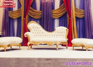 Romantic French Style Wedding Sofa Set