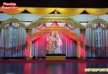 Royal Radha Krishna South Wedding Mandap
