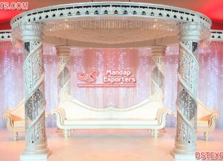 Sparking FRP Wedding Crystal Mandap Sparking FRP Wedding Crystal Mandap