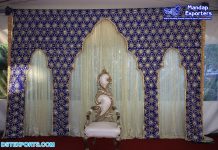 Sparkling Wedding Backdrop for Heena Party