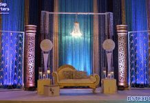 Stylish Candle Wall Backdrop for Wedding