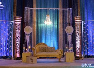 Stylish Candle Wall Backdrop for Wedding