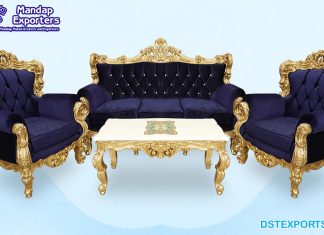 Victorian Baroque Wedding Loveseat & Chairs