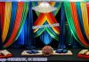Wedding Mehndi Colourful Rainbow Backdrops