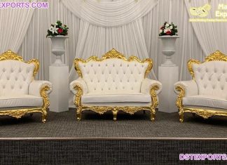 Wedding Reception White Throne Sofa Set Wedding Reception White Throne Sofa Set