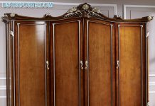 Luxury Solid Wood Bedroom Almirah