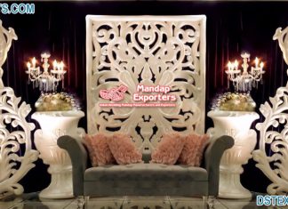 Stunning Wedding Event White Backdrop Panels
