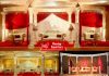 Amazing Wedding Decor White Crystal Mandap