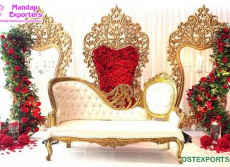 Contemporary Decorative Golden Panels For Wedding
