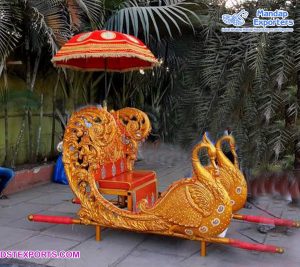 Designer Indian Bride's Entrance Peacock Doli